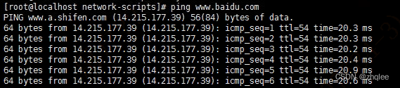 Ping error: unknown name or service