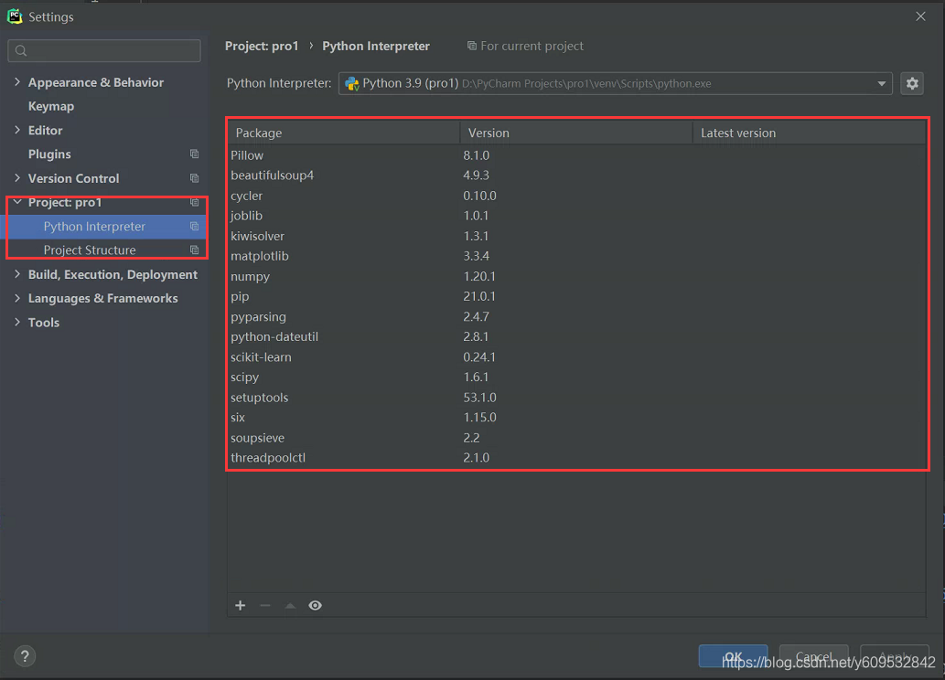 Pycharm platform import scikit-learn