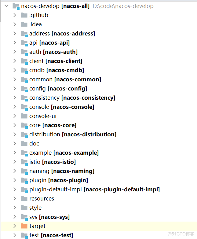 Nacos Source code analysis 01 The code structure _ Remote connection _02