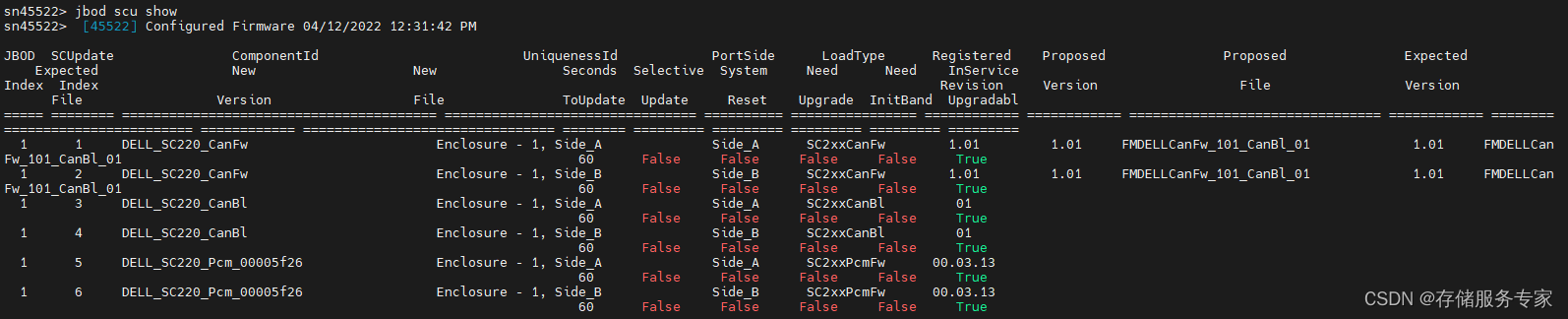 How to grab configuration information for DELL SC compellent storage system