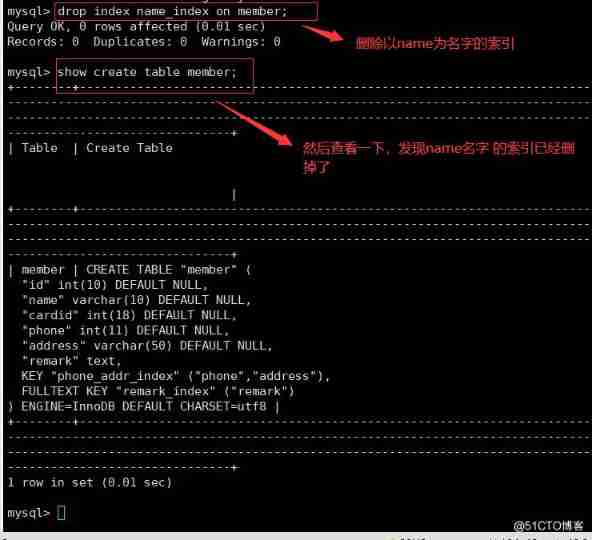 MYSQL Database index _ Field _19