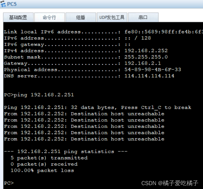 VLAN experiment