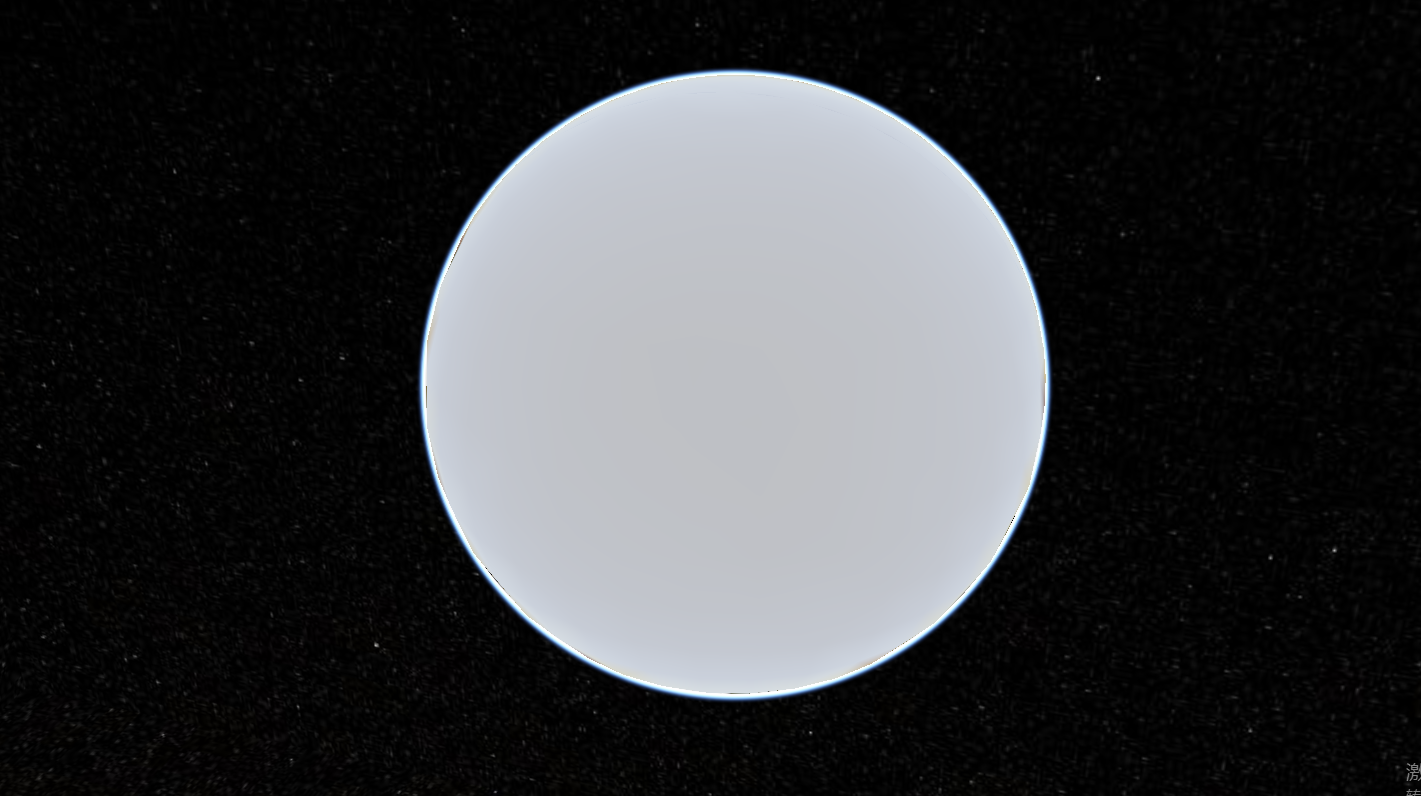 81. (cesium home) cesium modifies the gray background (default blue)