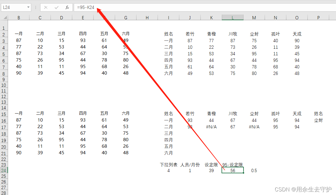 【Excel实战】--图表联动demo_001