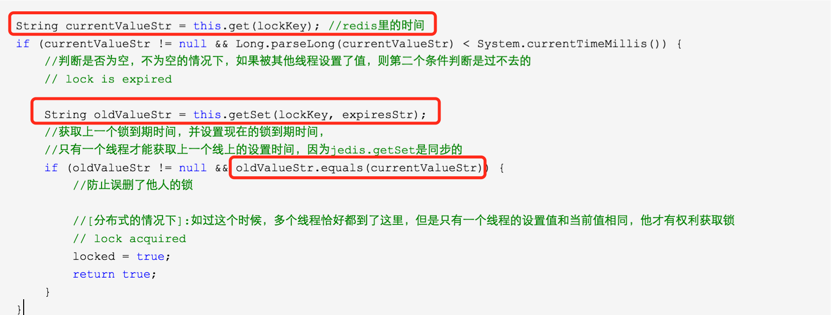 Jedislock redis distributed lock implementation
