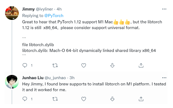 PyTorch 1.12发布，正式支持苹果M1芯片GPU加速，修复众多Bug