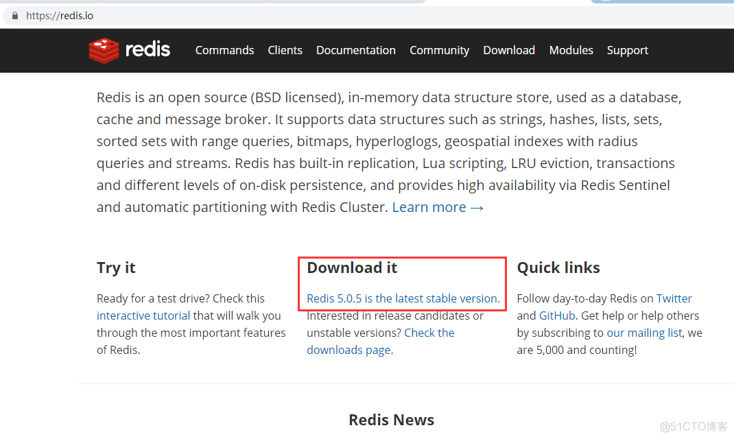 Recognize and install redis