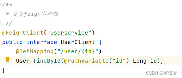 Load balancer does not have available server for client: userService问题解决