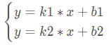 Distance from point to line intersection and included angle of line