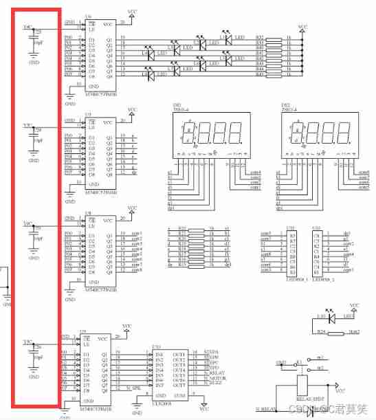 Bluebridge cup Guoxin Changtian single chip microcomputer -- detailed explanation of schematic diagram (IV)