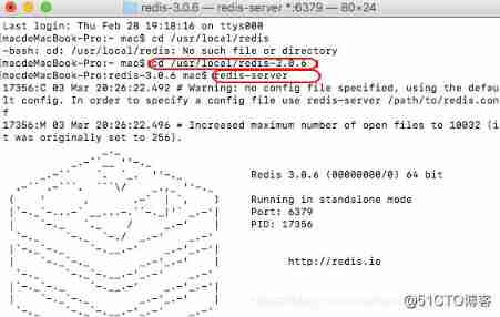 【2019-3-3】Mac start-up redis_ Start the service 