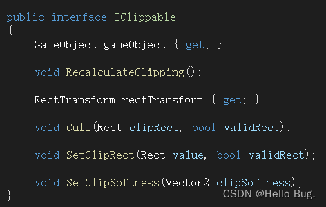 Ugui source code analysis - iclippable