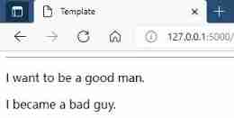 Jinja Template example