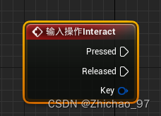 UE4 通过互动（键盘按键）开门