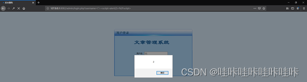 XSS injection