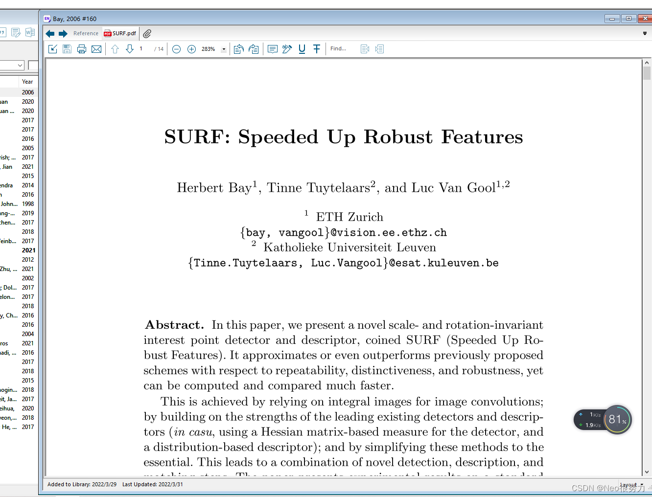 How to find the location of a pdf file in endnote literature