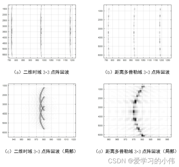 Basic model and properties of SAR echo signal
