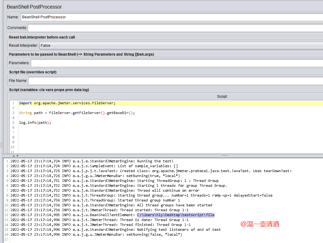 How to write a JMeter script common to the test team