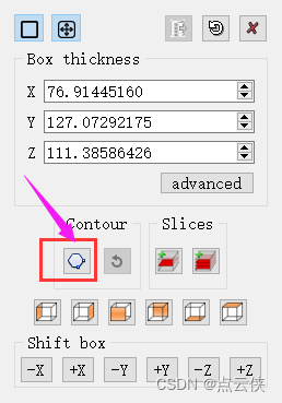 Cloudcompare - point cloud slice