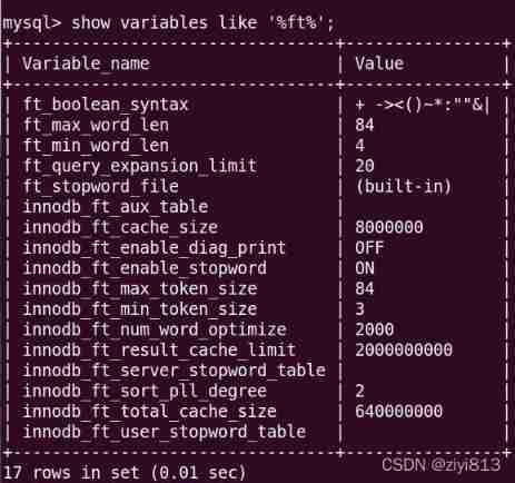 MySQL index (1)