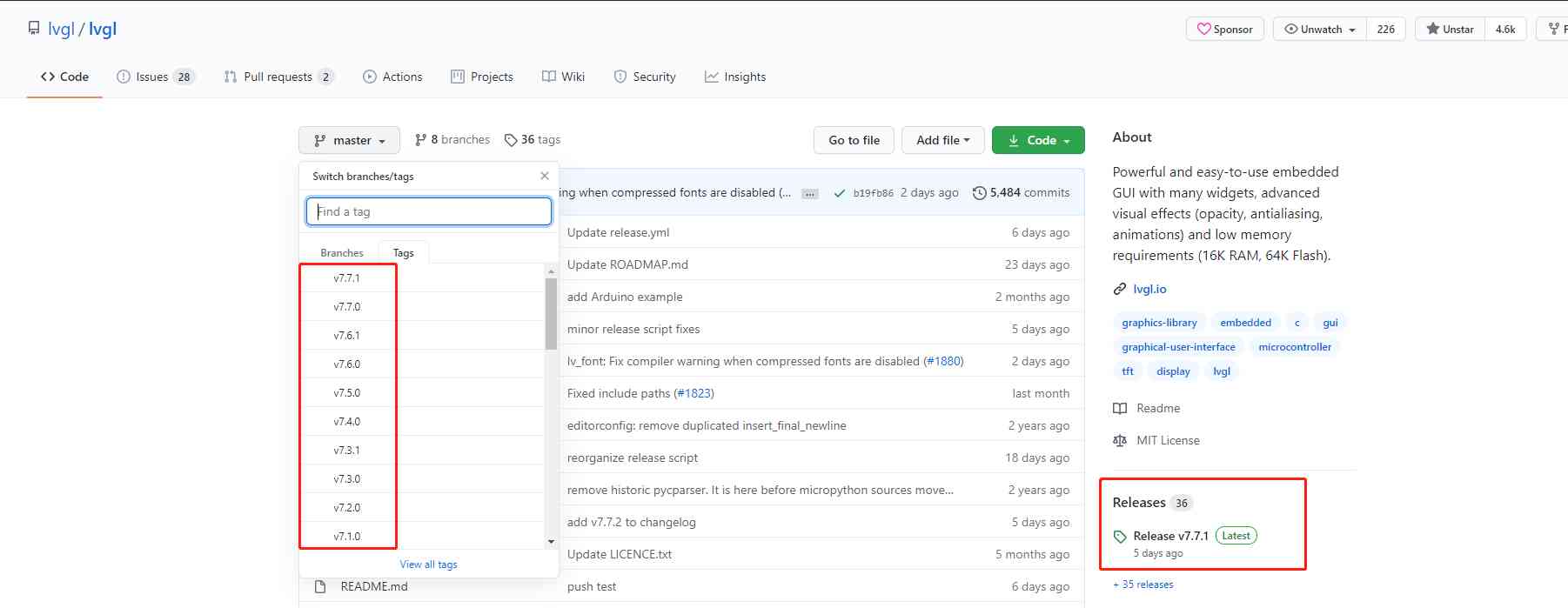 github  Screenshot 