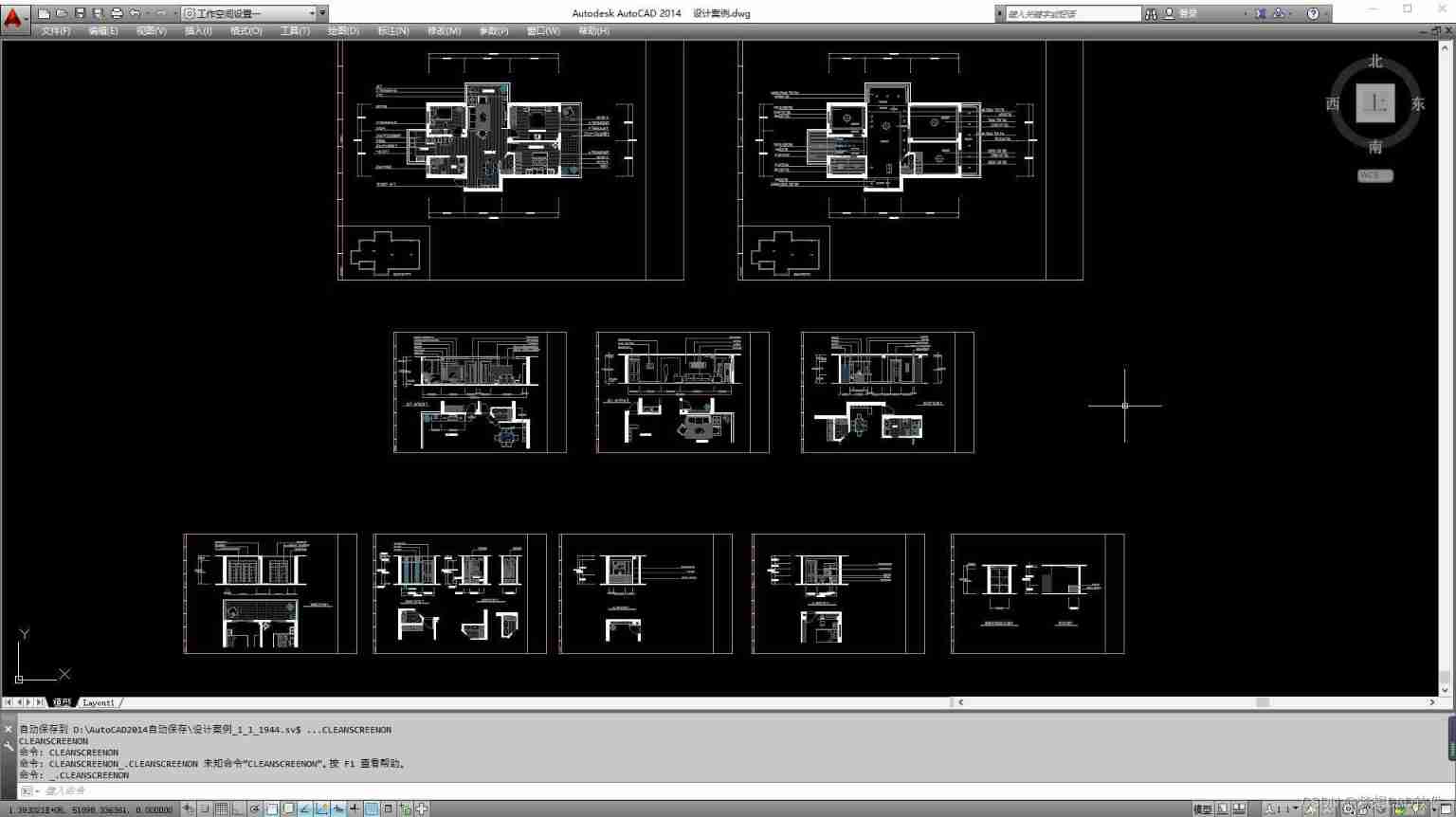 AUTOCAD—— Full screen display 