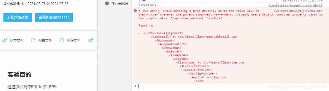 Avoid mutating a prop directly since the value will be overwritten whenever the parent component