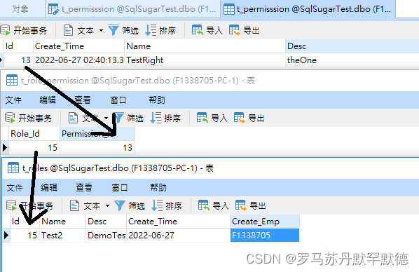 About the many to many cascading insertion of sqlsugar (the ID of the collection attribute cannot be obtained, so the intermediate table cannot be maintained)