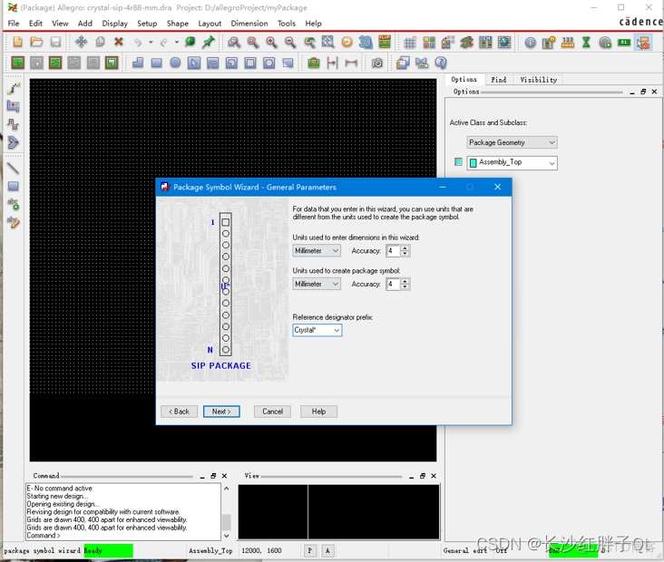  Hardware development notes （ 8、 ... and ）: Basic process of hardware development , To make a USB turn RS232 Module （ 7、 ... and ）： Create the foundation DIP components and parts （ Crystal oscillator ） Encapsulate and associate principle primitive devices _ Insert a picture _08