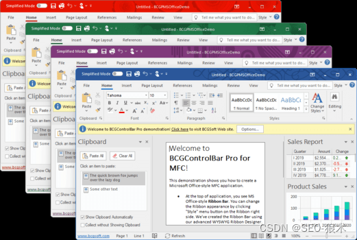 Bcgcontrolbar Library Professional Edition, fully documented MFC extension class