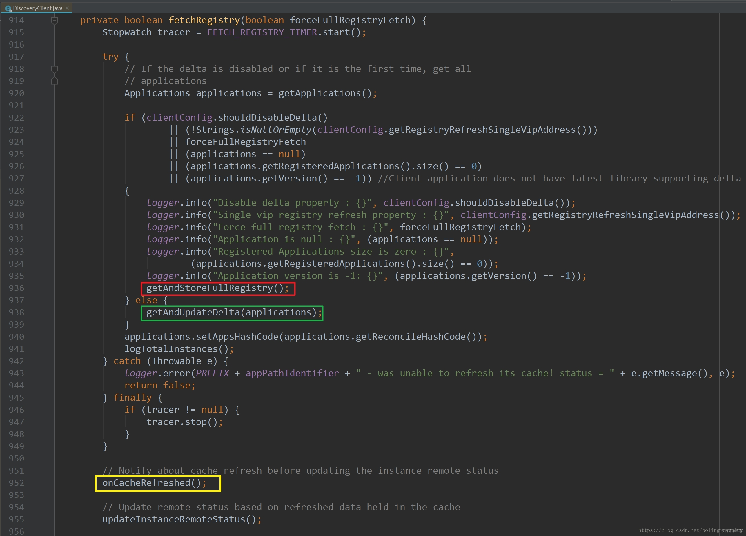  Live monitoring Eureka client Cache update for _spring_03