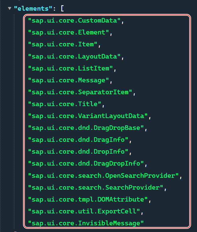 SAP UI5 框架的 manifest.json