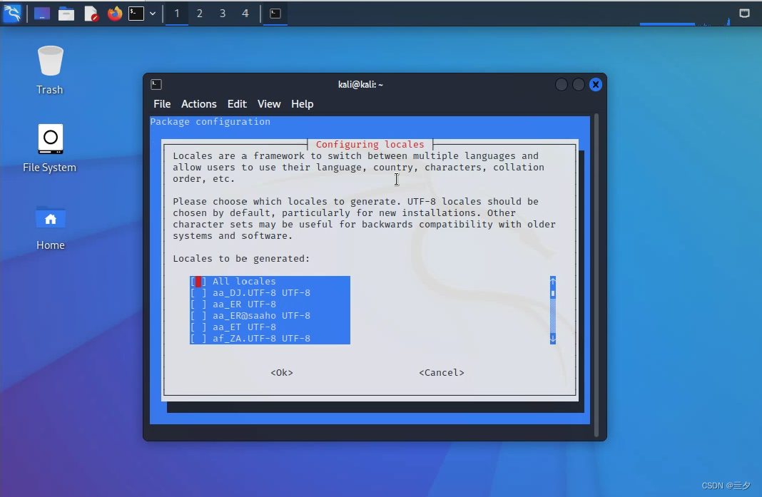 kali简洁转换语言方法（图解）