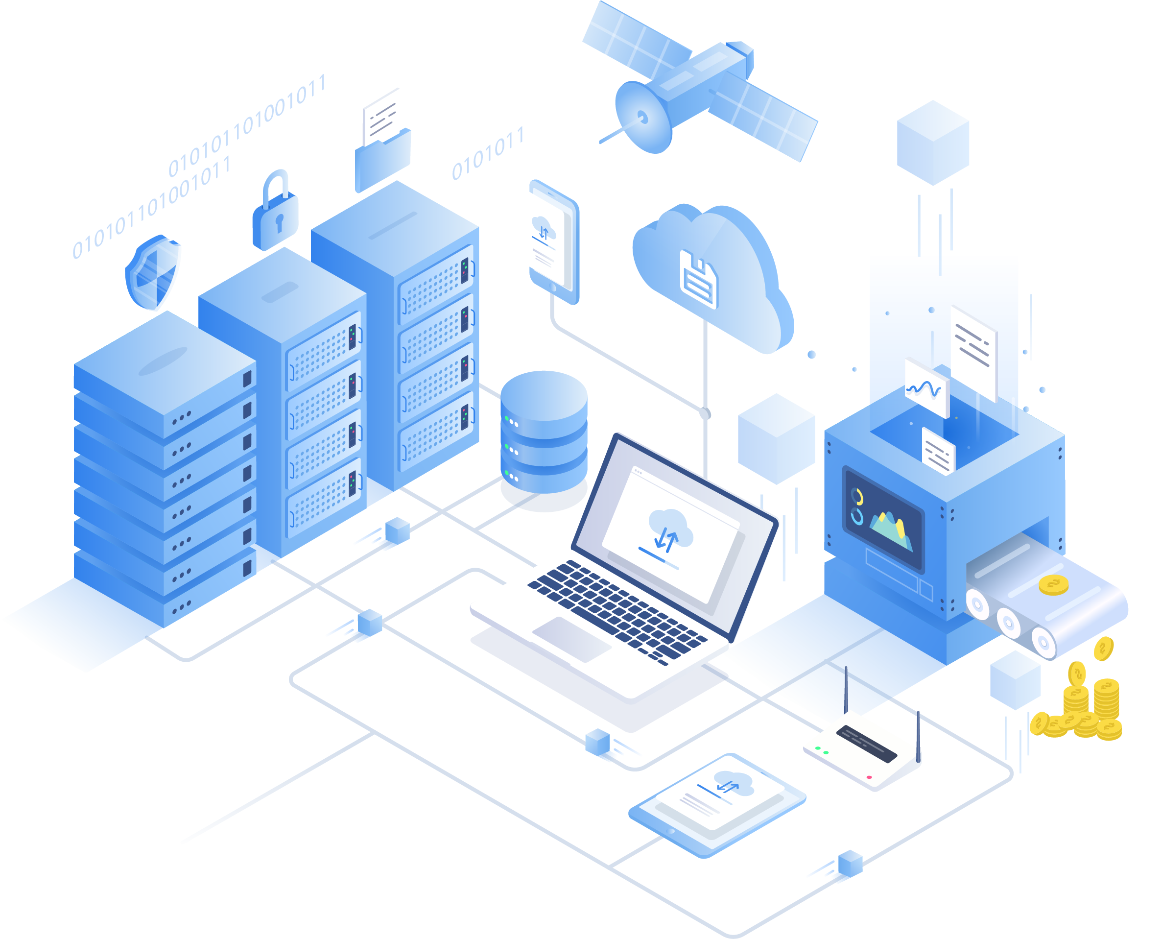 What are the stages of traditional enterprise digital transformation?