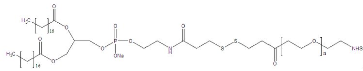 科学研究用磷脂-聚乙二醇-活性酯 DSPE-PEG-NHS CAS：1445723-73-8