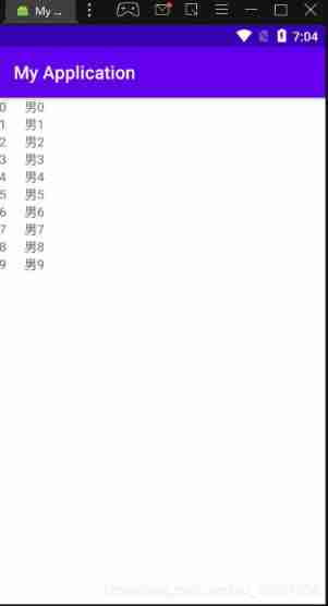 Write a list with kotlin