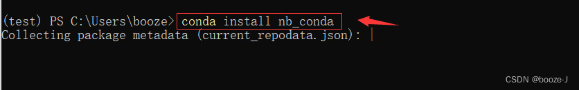  stay test Install in virtual environment nb_conda