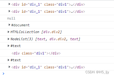DOM operation -- get elements and nodes