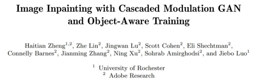 Even if the image is missing in a large area, it can also be repaired realistically. The new model CM-GAN takes into account the global structure and texture details