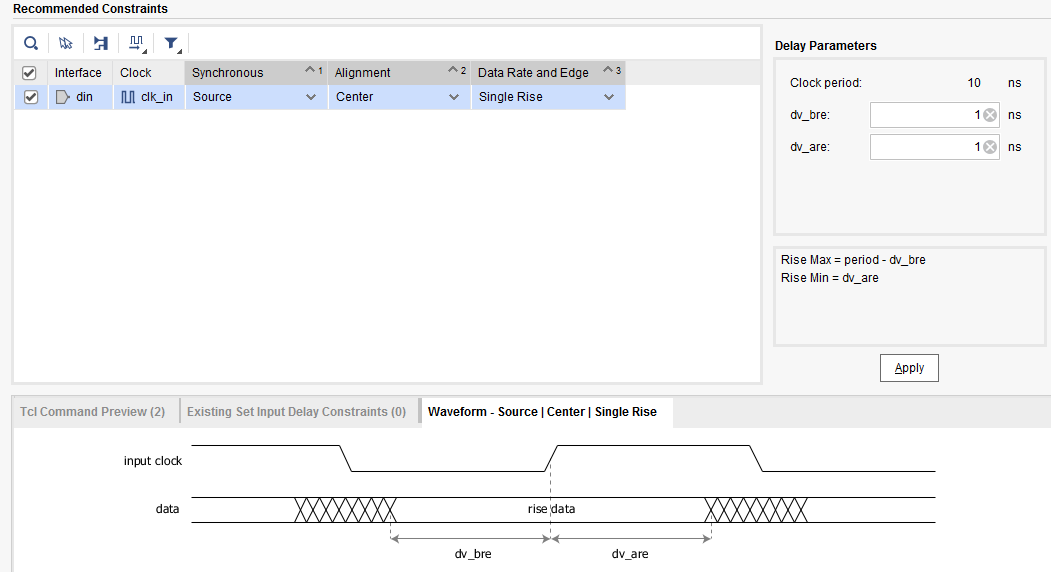 input_ delay