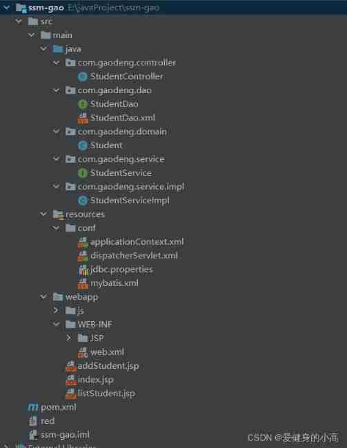 Sort out the power node, Mr. Wang he's SSM integration steps