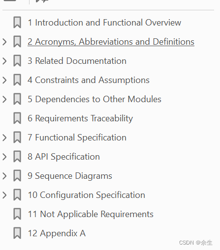 【Autosar CP通用 1.如何阅读Autosar官方文档】