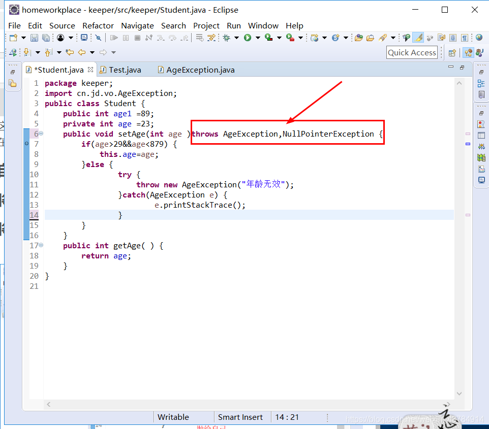 Detail throw and throws