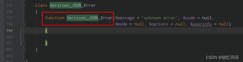 解决Deprecated: Methods with the same name as their class will not be constructors in报错方案