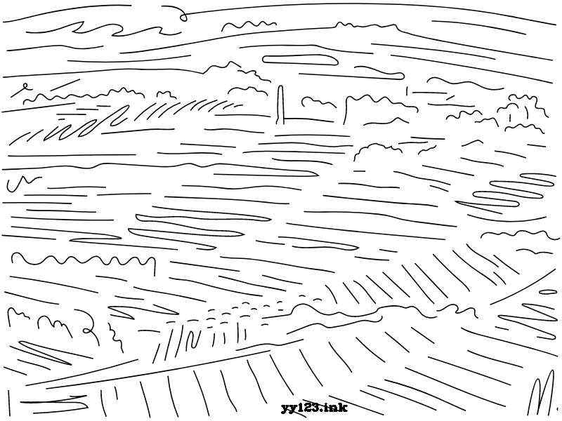 Svg line animation background JS effect