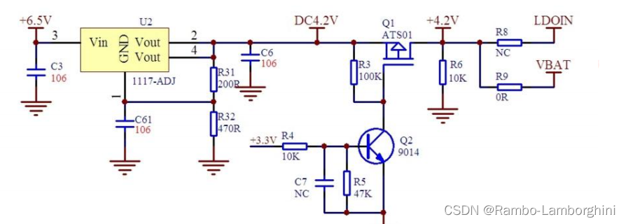 Jerry's records are powered by Vbat with a power supply voltage of 4.2V [chapter]