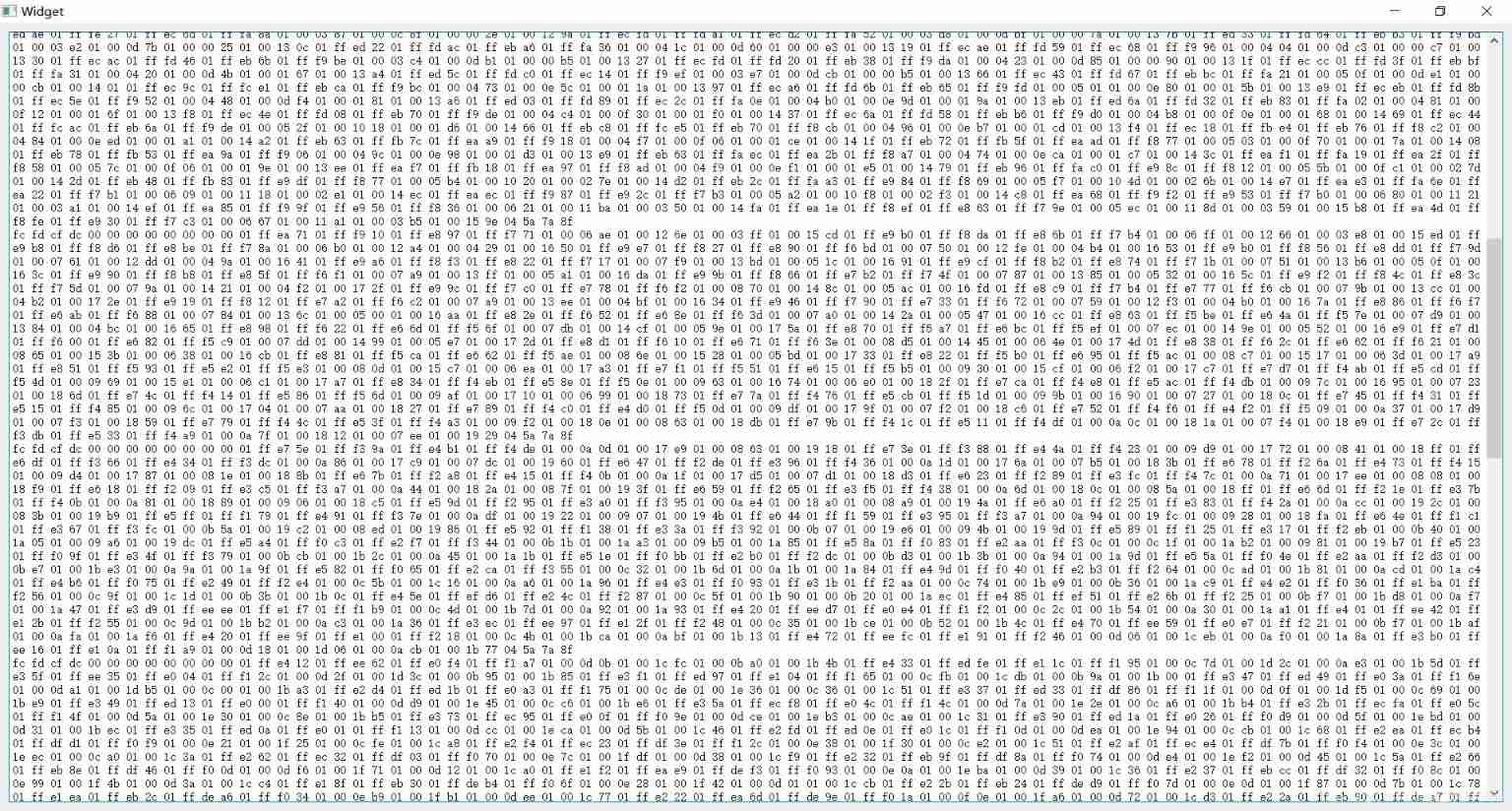 Qstring to hexadecimal qstring