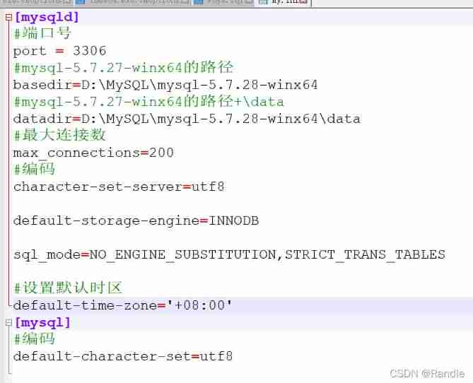 Record: MySQL changes the time zone