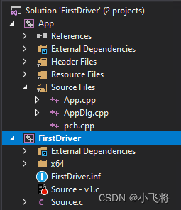 创建一个基础WDM驱动，并使用MFC调用驱动